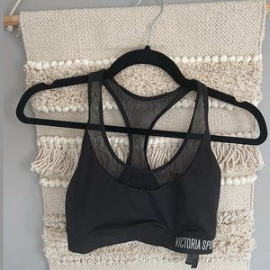 Black Victoria's Secret Mesh Sports Bra